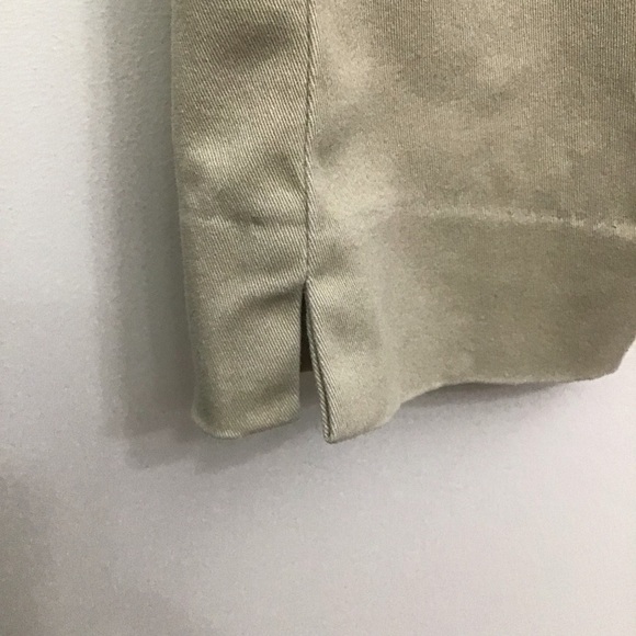 Mario Serrani beige trouser pants cotton/spandex neutral tone pockets casual 6 - Picture 4 of 12